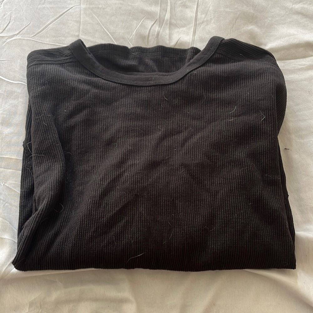 Long sleeve black shirt, Brand: terra sky, Size: 1X
